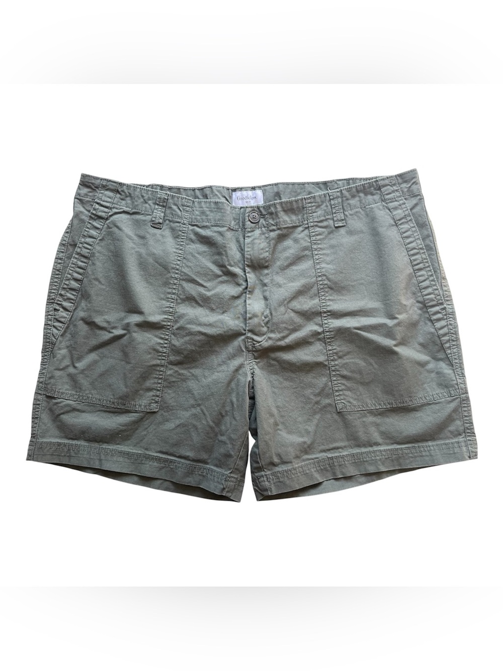 Goodfellow & Co Olive Utility Flat-Front Shorts